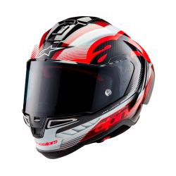 Alpinestars Supertech R10 - Team Sort/Carbon/R�d/Hvid