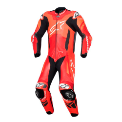 Alpinestars 1-delt l�derdragt - GP Plus v4 Sprint R�d/Fluo