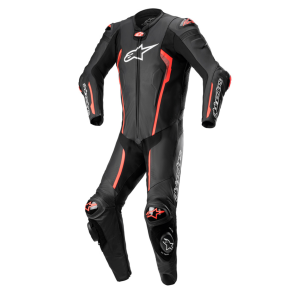 Alpinestars 1-delt l�derdragt - Missile v2 Sort/R�d Fluo
