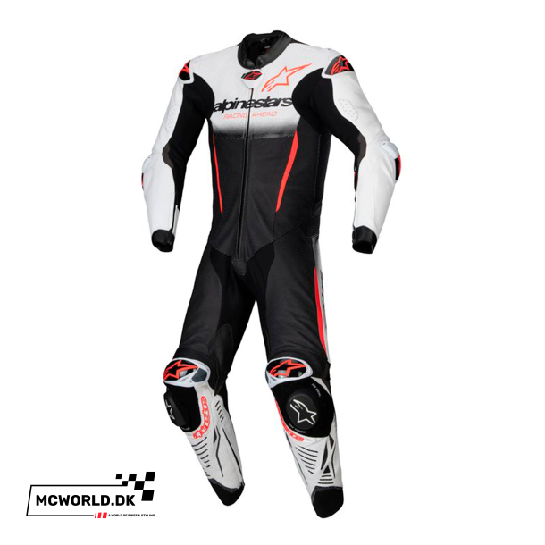 Alpinestars 1-delt l�derdragt - GP-R7 Sort/Hvid/Sort/R�d