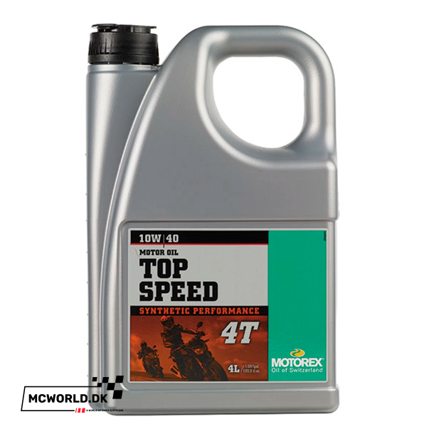 Motorex Top Speed 4T Olie - 10W/40 4 Liter