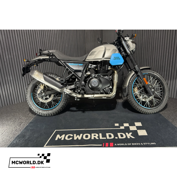 Royal Enfield Scram 411  Gr�/Bl� - Fabriksny