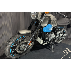 Royal Enfield Scram 411  Gr�/Bl� - Fabriksny