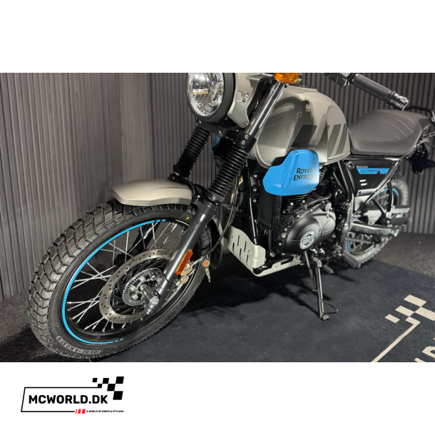 Royal Enfield Scram 411  Gr�/Bl� - Fabriksny