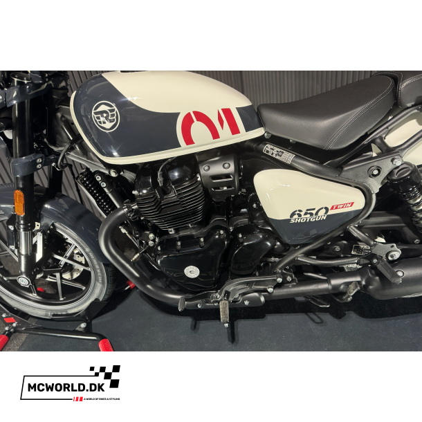 Royal Enfield Shotgun 650 Stencil White - Fabriksny