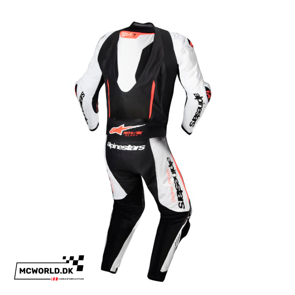 Alpinestars 1-delt l�derdragt - GP-R7 Sort/Hvid/Sort/R�d