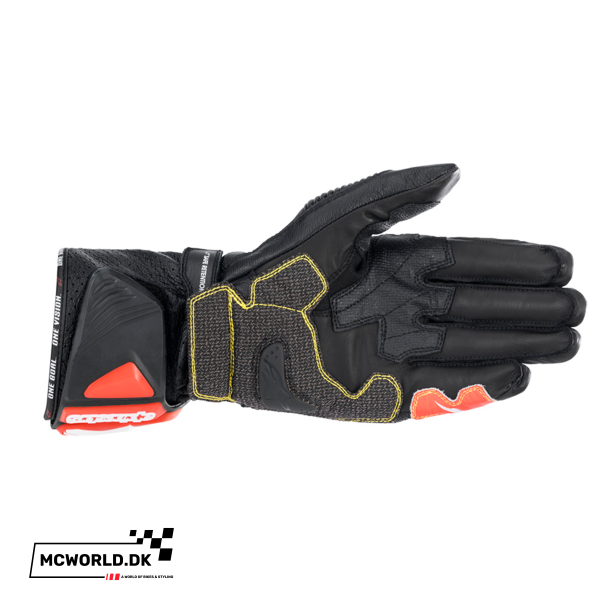 Alpinestars Handsker GP-Tech V2 -  Sort/Hvid/R�d Fluo