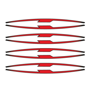 Puig Performance Rim Stripes - Rd