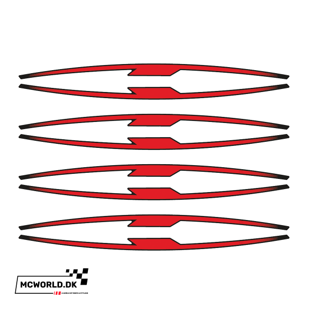 Puig Performance Rim Stripes - Rd