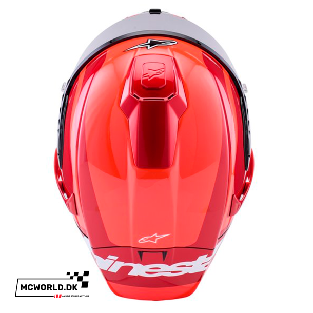 Alpinestars Supertech S-R10 Hjelm Arius - Sort/Hvid/Duo R�d