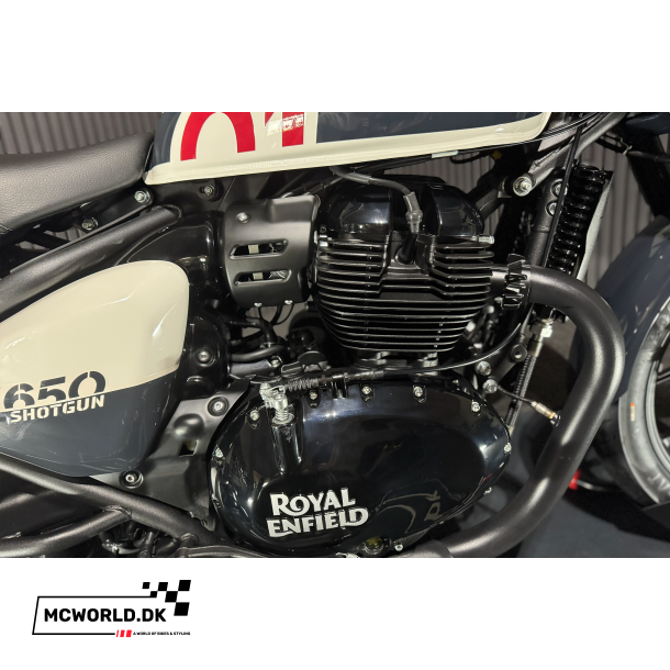 Royal Enfield Shotgun 650 Stencil White - Fabriksny