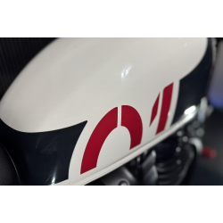 Royal Enfield Shotgun 650 Stencil White - Fabriksny