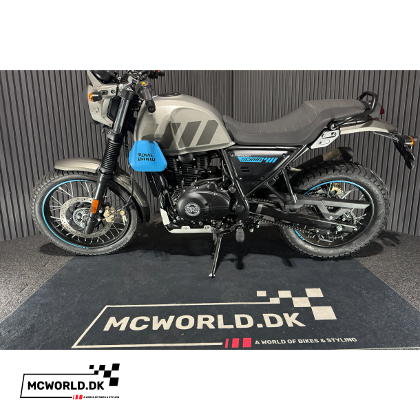 Royal Enfield Scram 411  Gr�/Bl� - Fabriksny